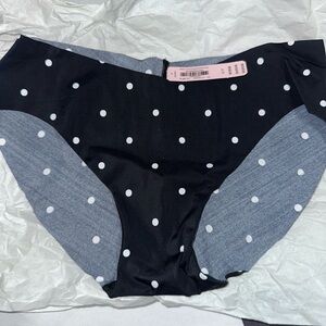 Black and White Polka Dots panties by Victoria’s Secret.